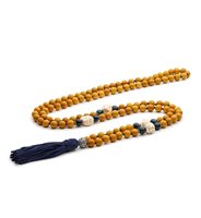 Collana Antracite Mala Tibetani 108 Grani in Pietre dure Pietre dure MT47 GOA - MT47 GOA